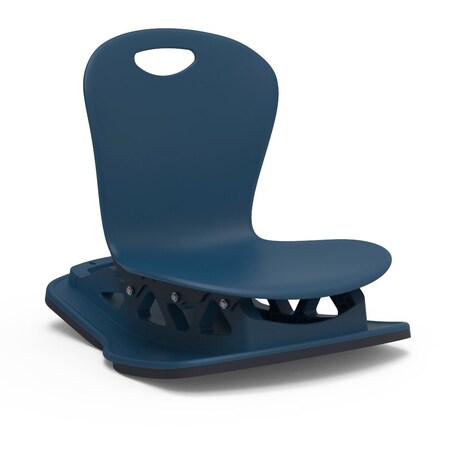 Virco ZUMA Series Floor Rocker, Kindergarten - 4th Grade - Navy Seat ZFLROCK15